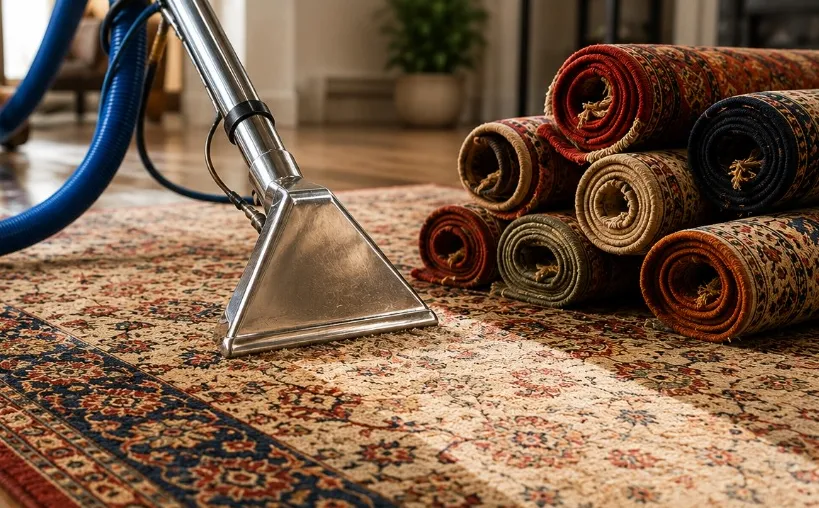 Rug cleaning service image